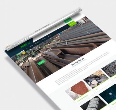 Wordpress website op maat, ned-rec metals Nederland