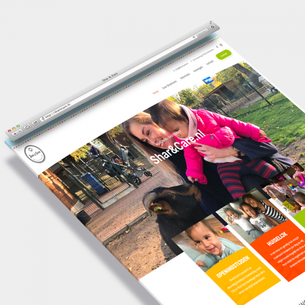 Shar&Care website op maat